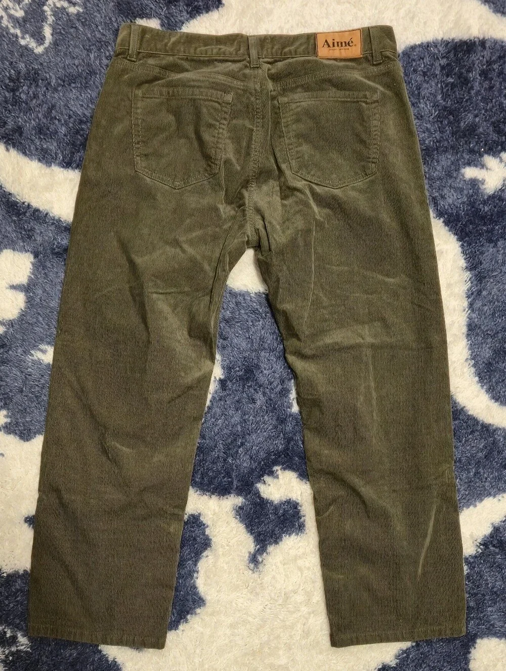 Aime Leon Dore Pants Mens Micro Cord Olive 5 Pockets FW22